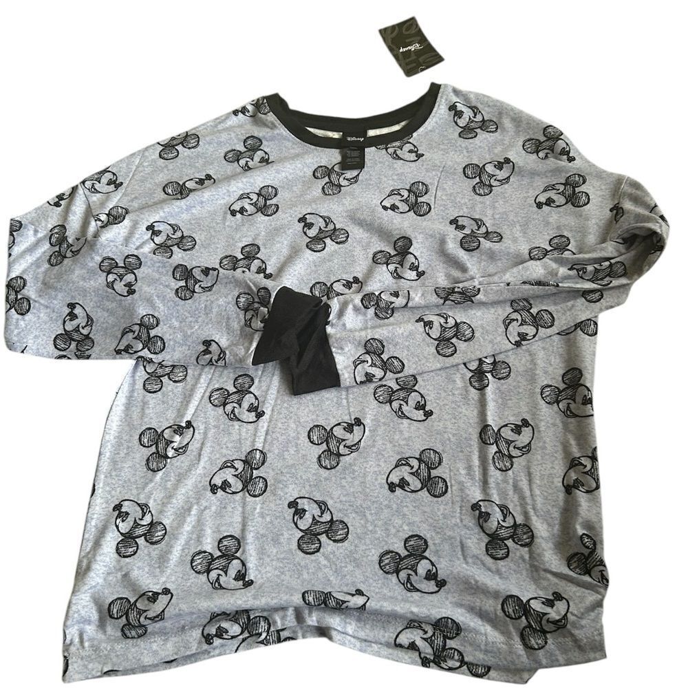 Disney Mickey Mouse Cozy 2-Piece Pajama  Soft Cuddly Comfortable size Small, NWT - Picture 6 of 8